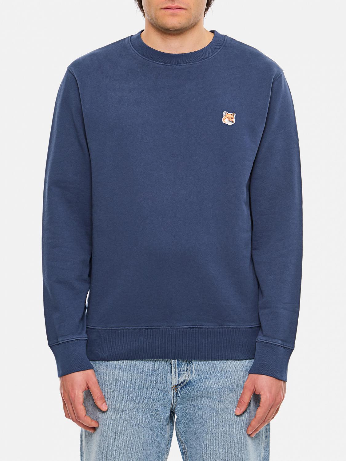 MAISON KITSUNÉ SWEATSHIRT MAISON KITSUNÉ MEN COLOR BLUE G50051009