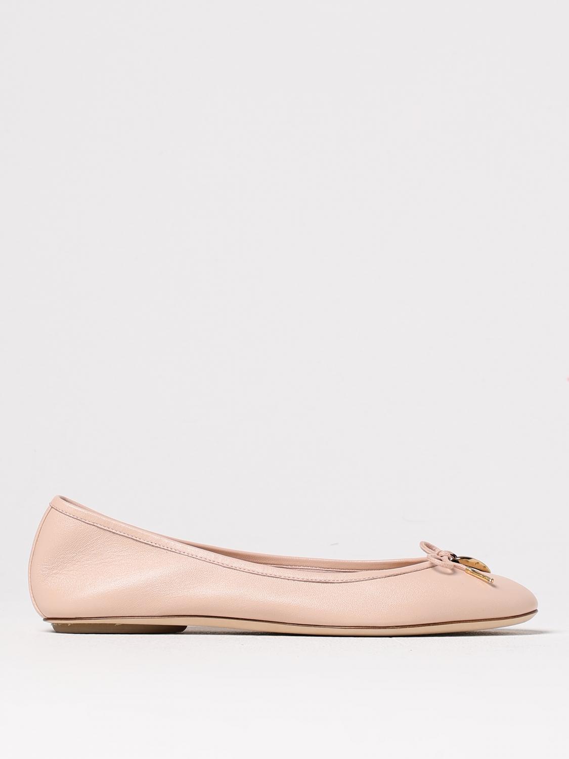 Chloé Iris Leather Ballerina Flats In Multi