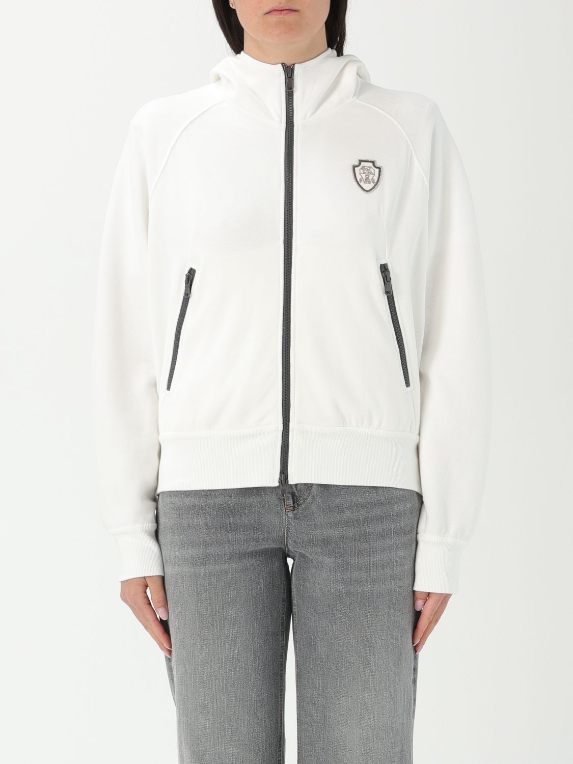 Brunello Cucinelli Sweatshirt  Woman Color White