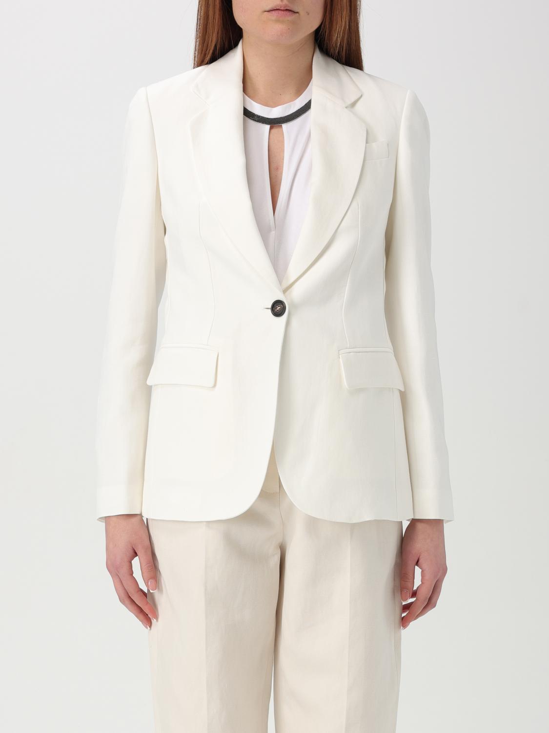 Brunello Cucinelli Jacket In White
