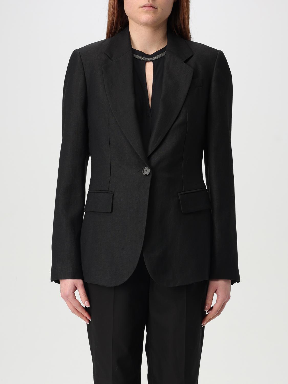 Blazer BRUNELLO CUCINELLI Woman color Black