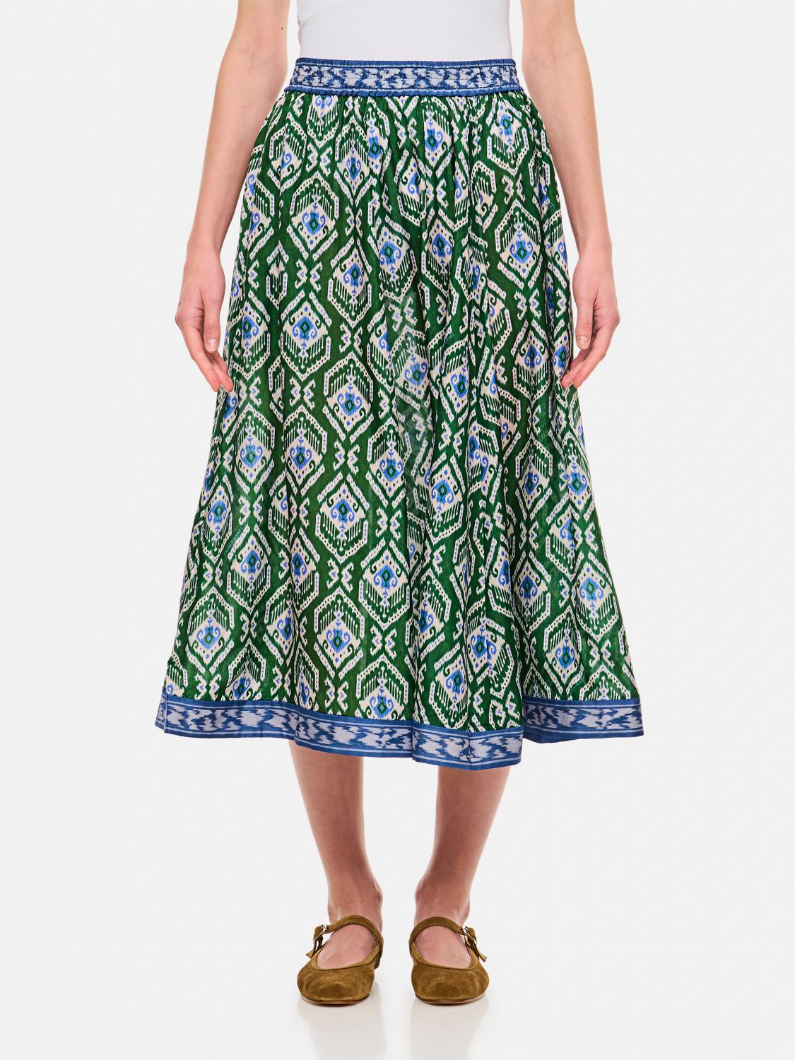 Shop Zimmermann Skirt  Woman Color Blue