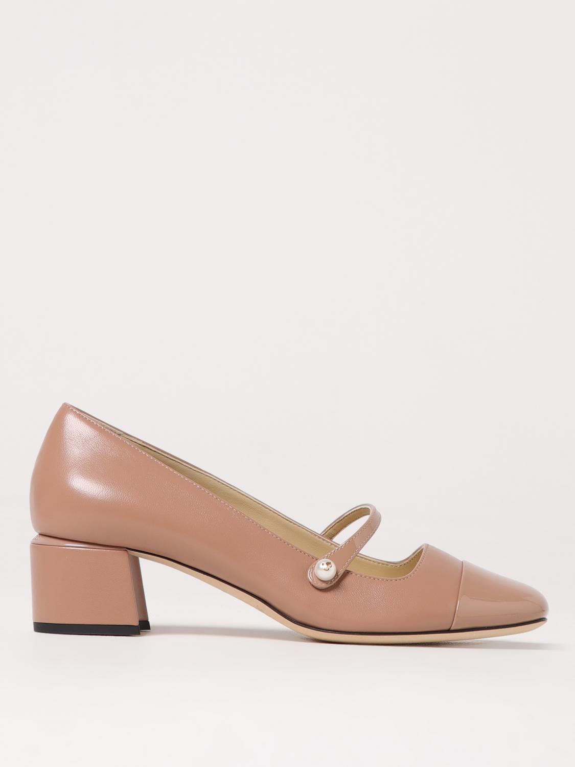 Jimmy Choo Elisa 45 Square-toe Pumps In Baby Pink