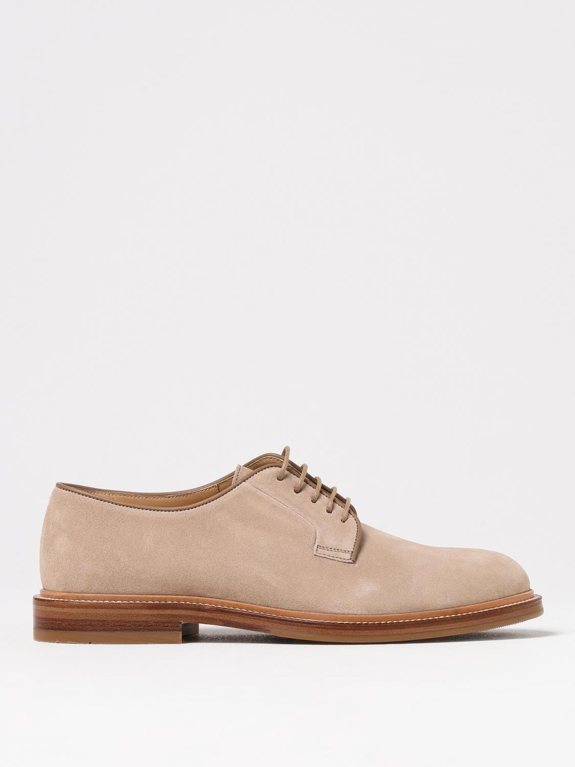 Brunello Cucinelli Brogue Shoes Men Color Cocoa In Cocoa