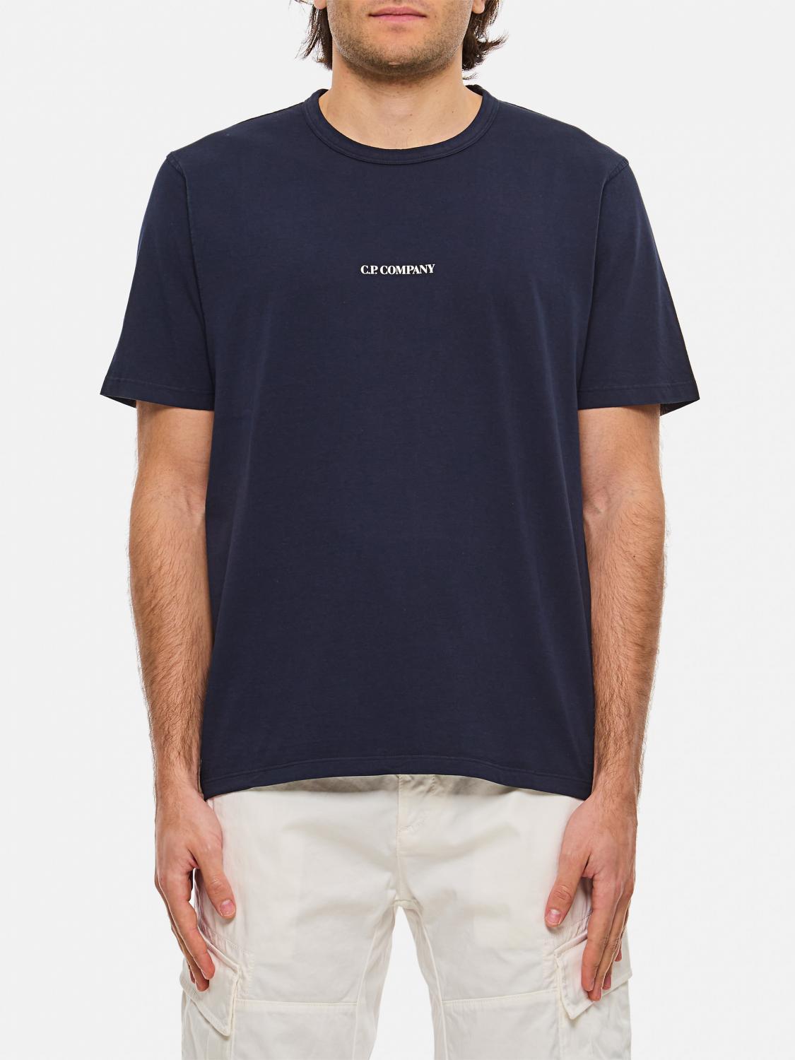 C.p. Company Metropolis Series Mercerized T-shirt In Blue