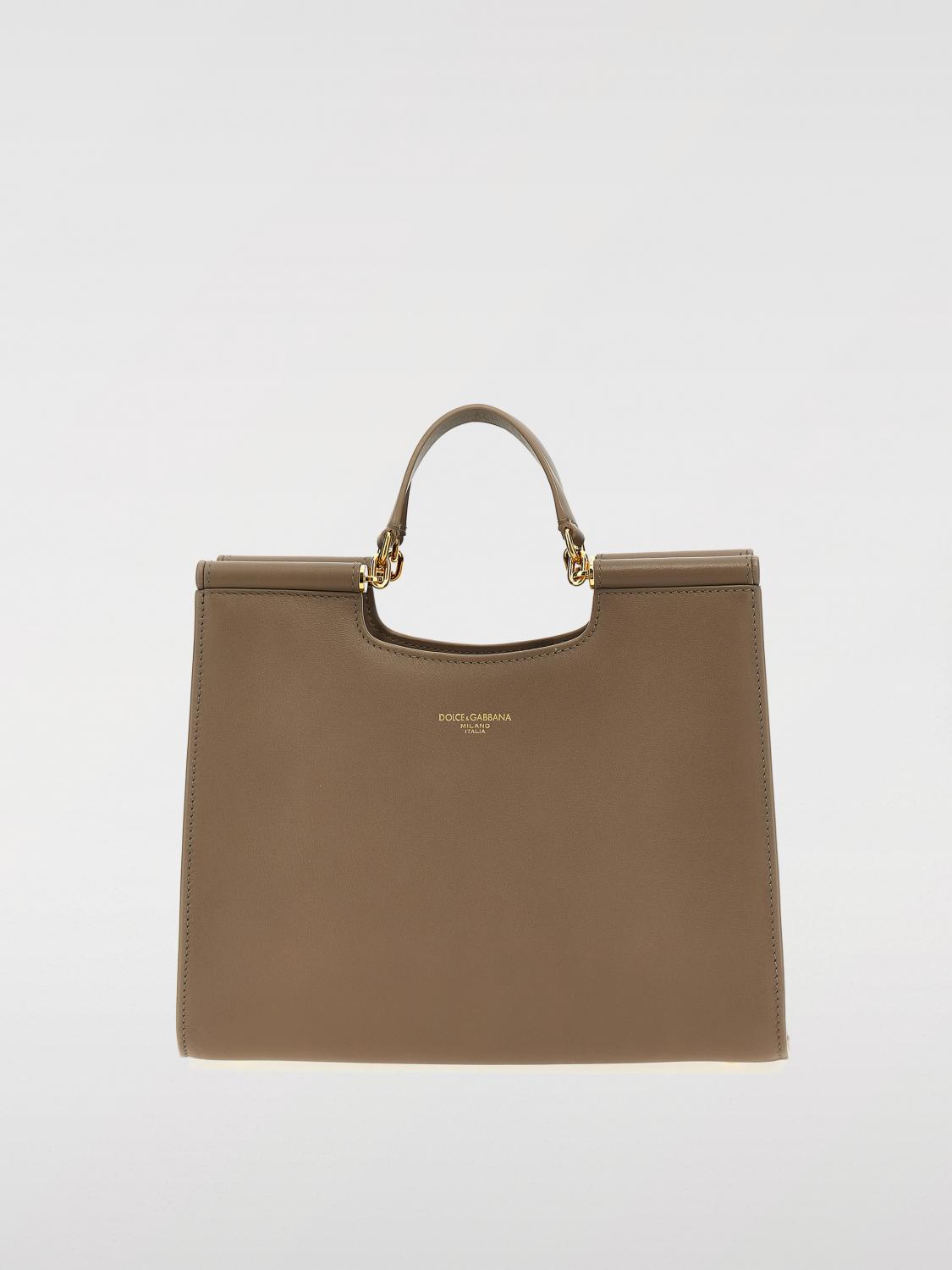 Dolce & Gabbana Sicily Tote Bag In Grey