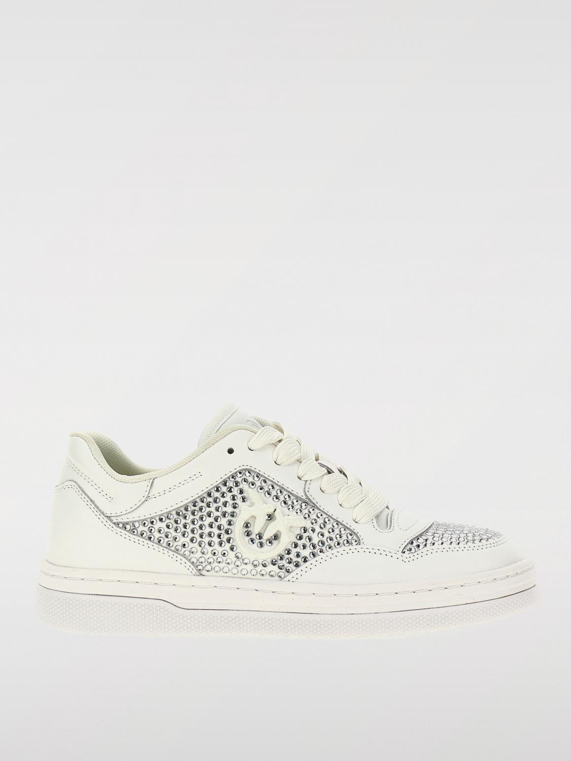 Pinko White Mandy 09 Sneakers In White