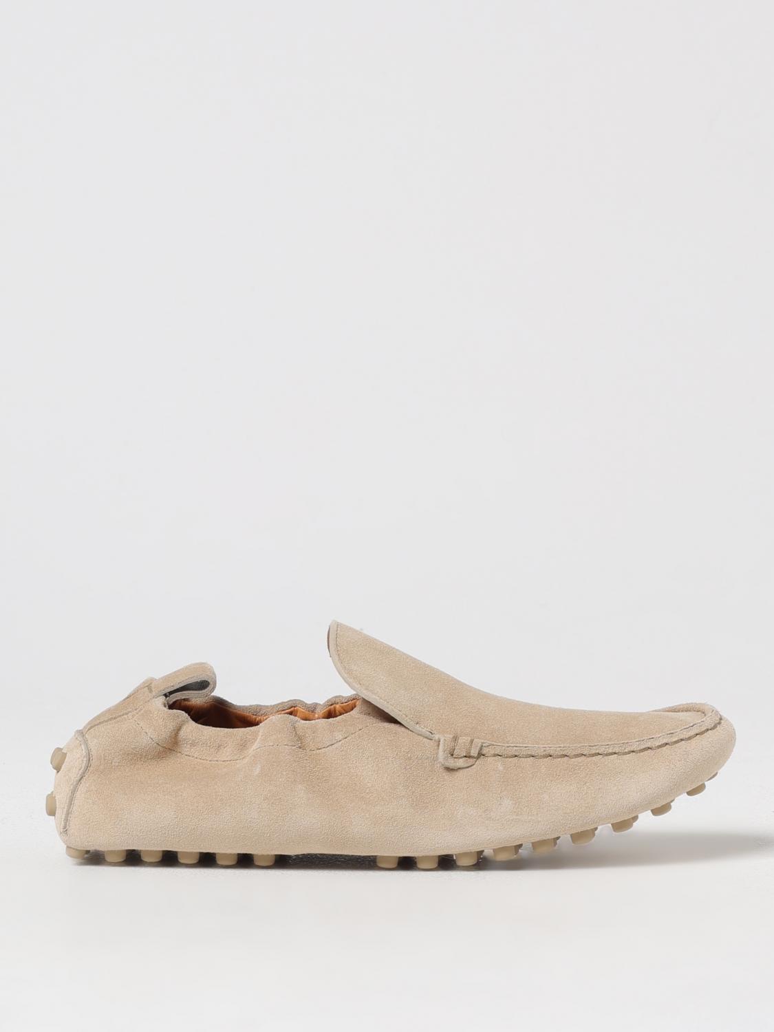Tod's Suede Slippers In Beige
