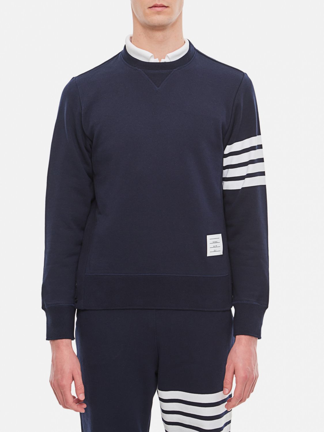 Shop Thom Browne Sweatshirt Men Color Blue In Blau