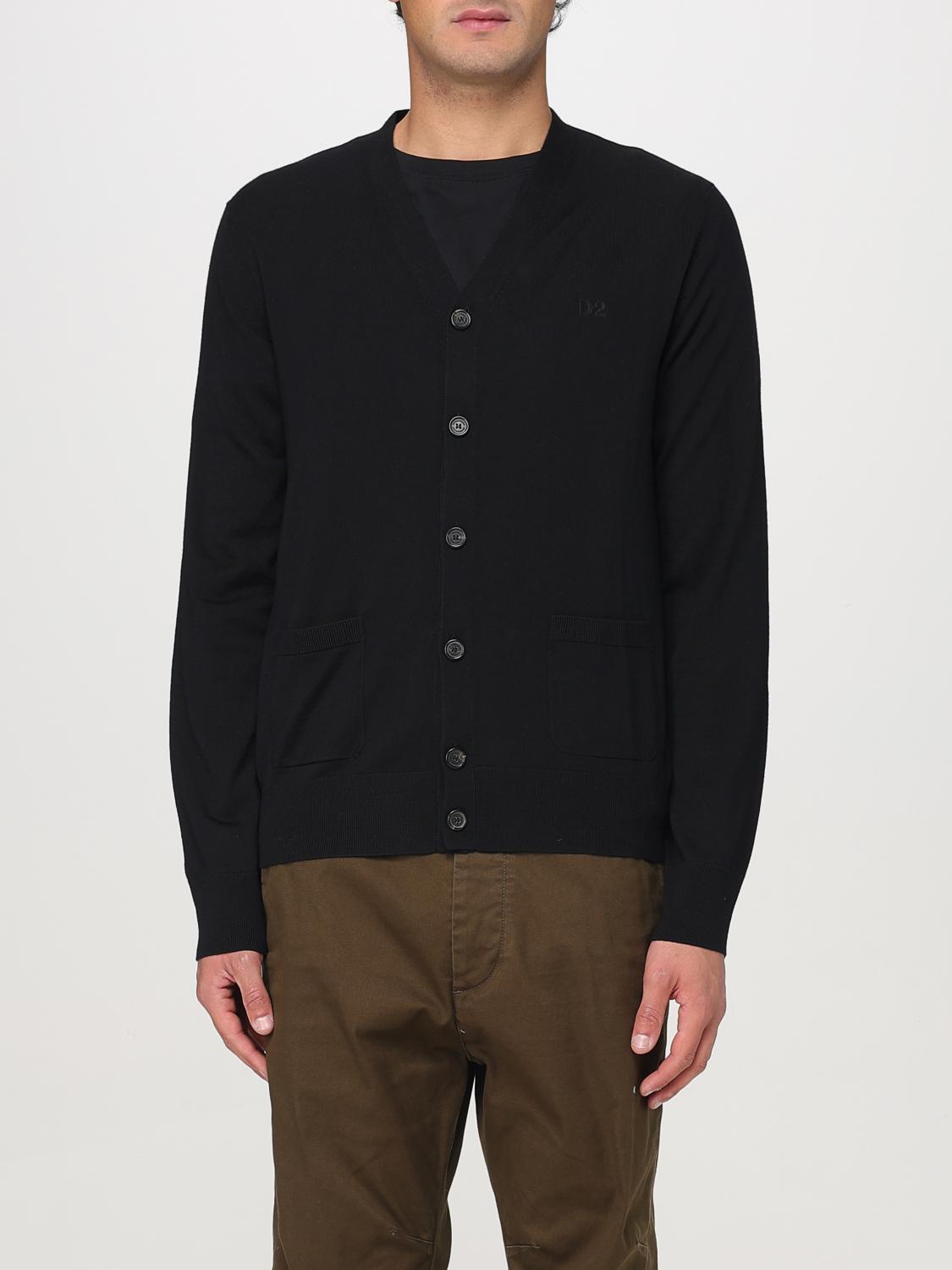 DSQUARED2 CARDIGAN DSQUARED2 MEN COLOR BLACK G50418002