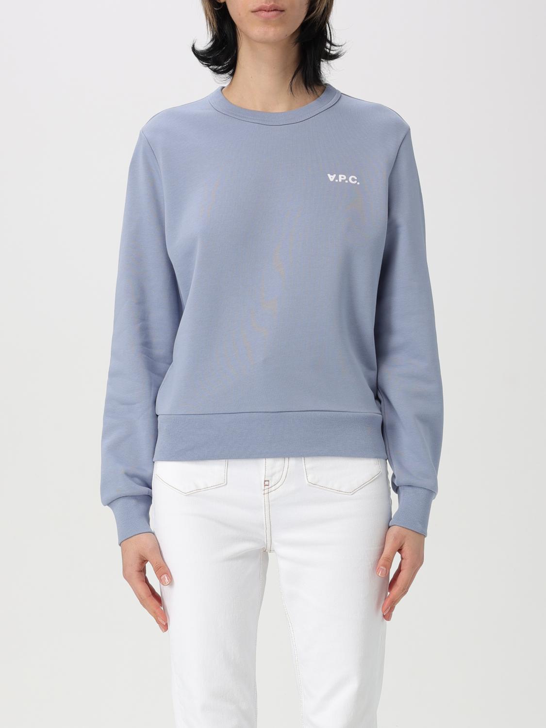 Apc A.p.c. 'boxy Petit Vpc' Sweatshirt In Blue