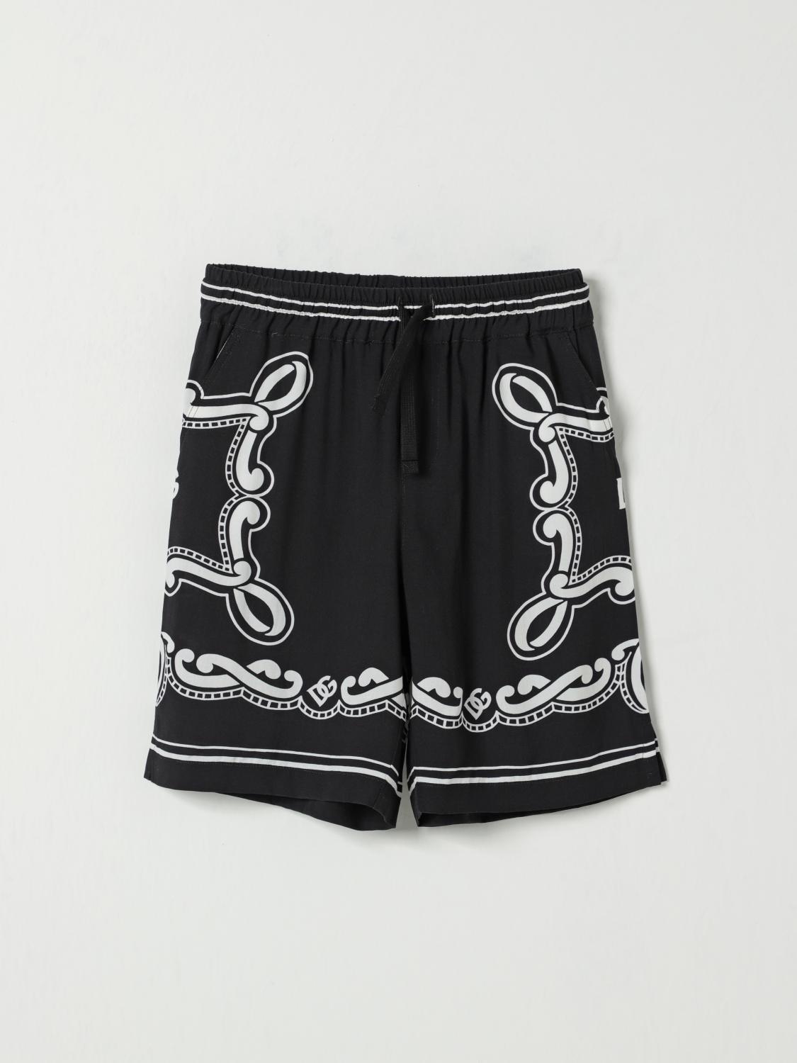 DOLCE & GABBANA SHORTS DOLCE & GABBANA KIDS COLOR BLACK G50550002
