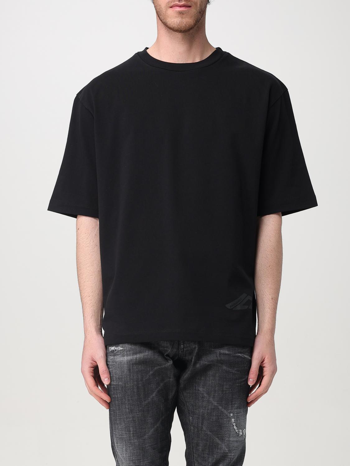 Dsquared2 Cotton T-shirt With Icon Print In Black