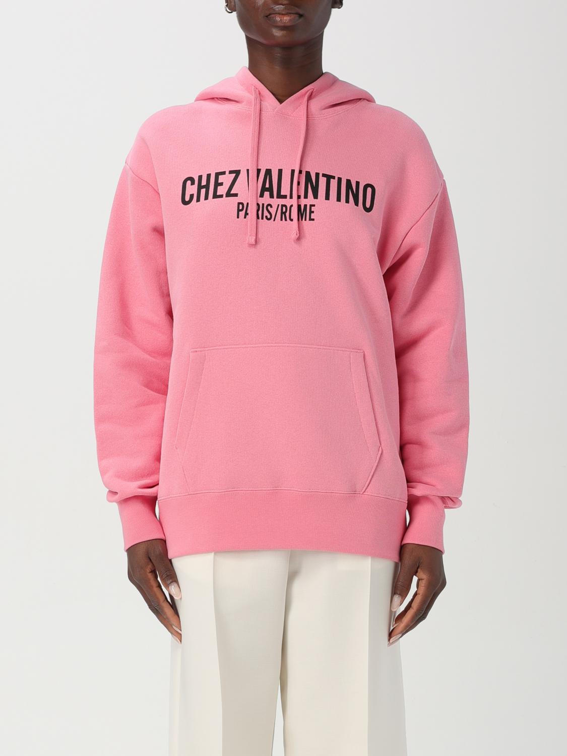 Shop Valentino Sweatshirt  Woman Color Pink