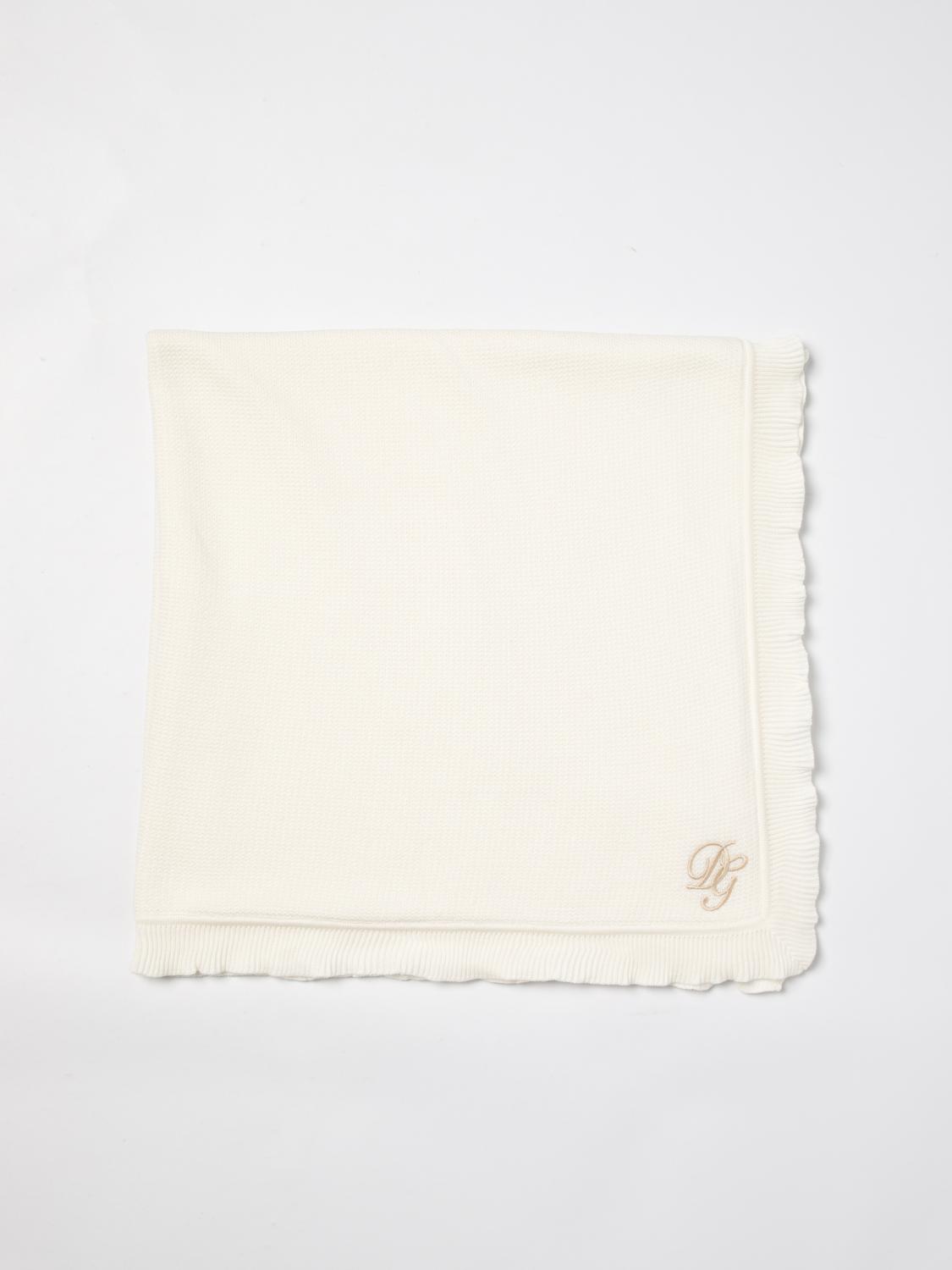 Dolce & Gabbana Blanket Kids Color White In White