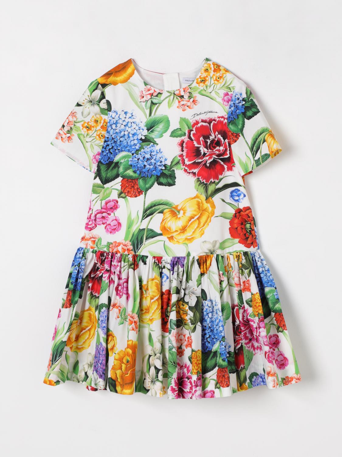 Dolce & Gabbana Dress Kids Color Multicolor In Multicolor