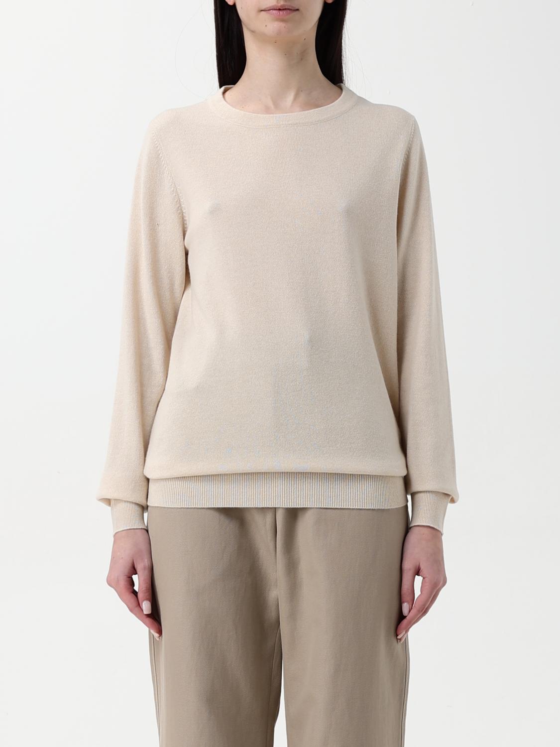 Brunello Cucinelli Sweater Woman Color Butter In Butter