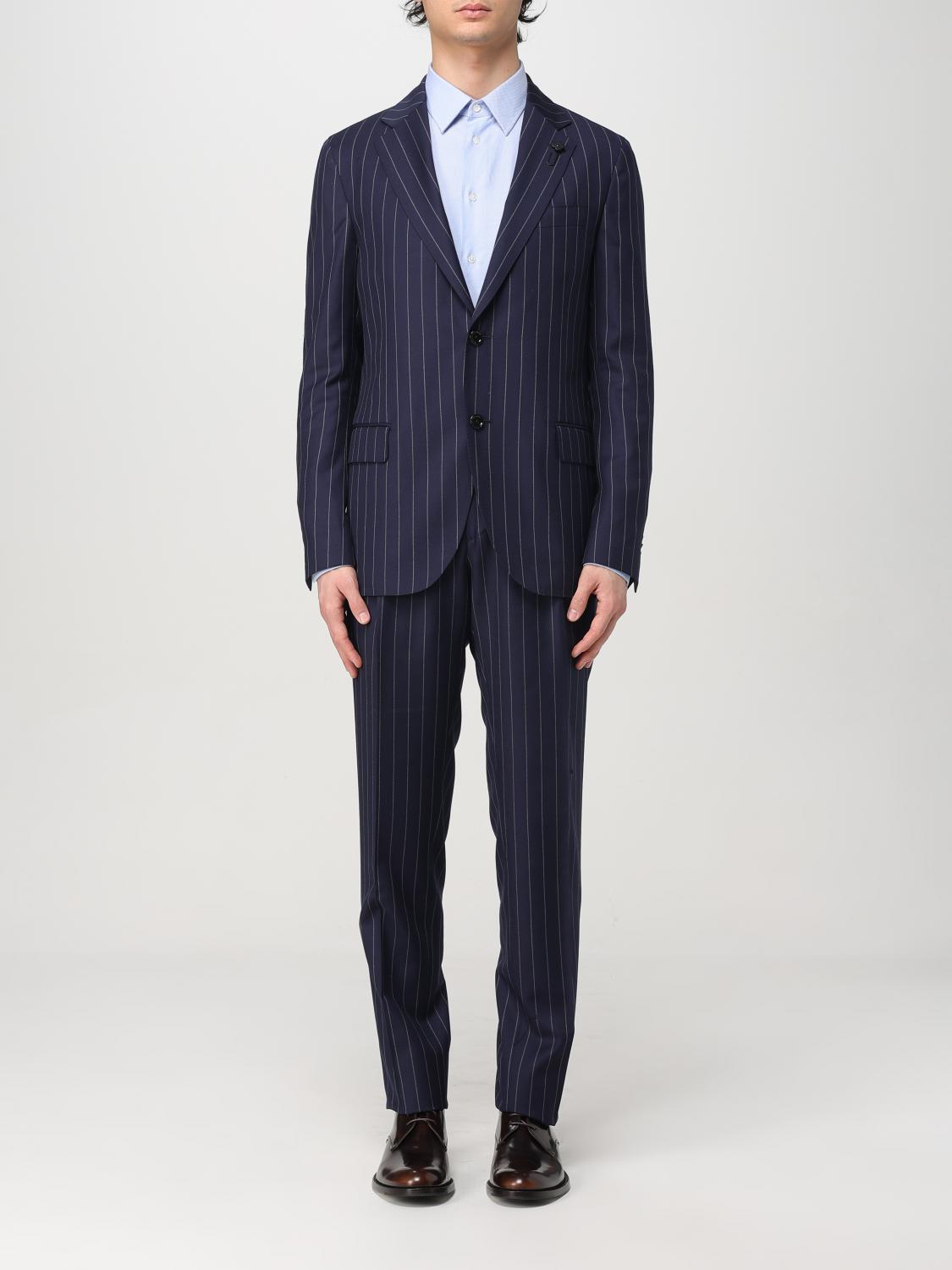 Lardini Suit Men Color Blue In Blue