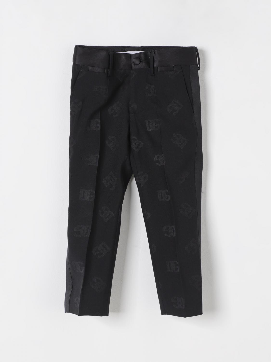 Dolce & Gabbana Pants Kids Color Black In Black