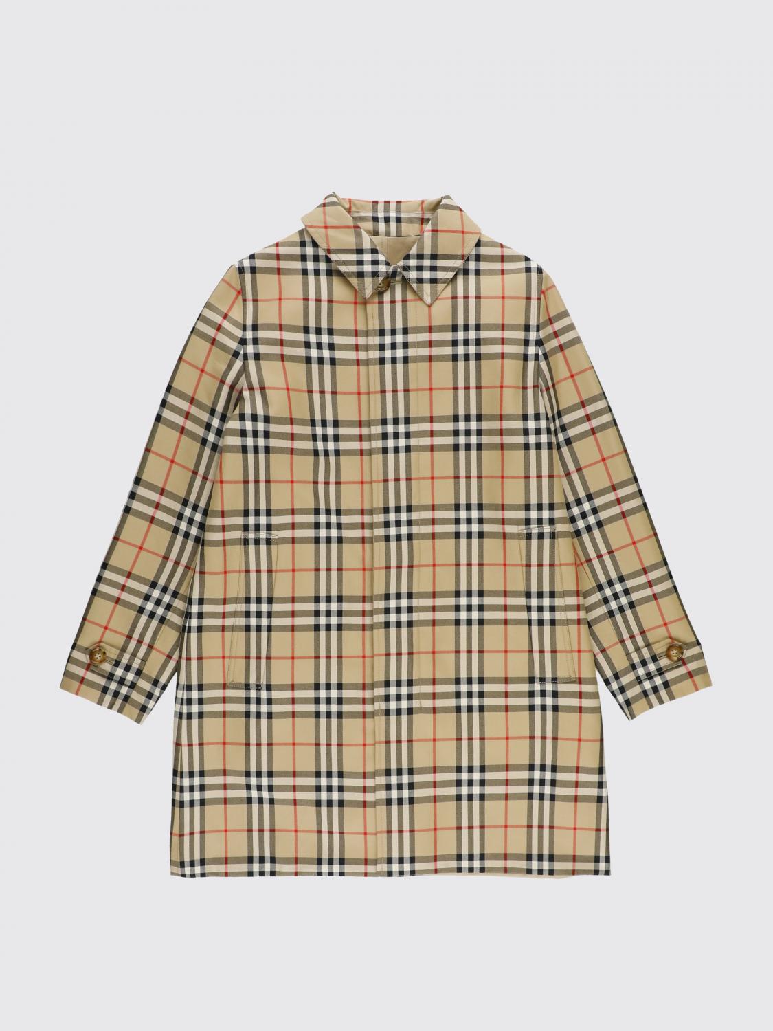 BURBERRY COAT BURBERRY KIDS COLOR BEIGE G50773022