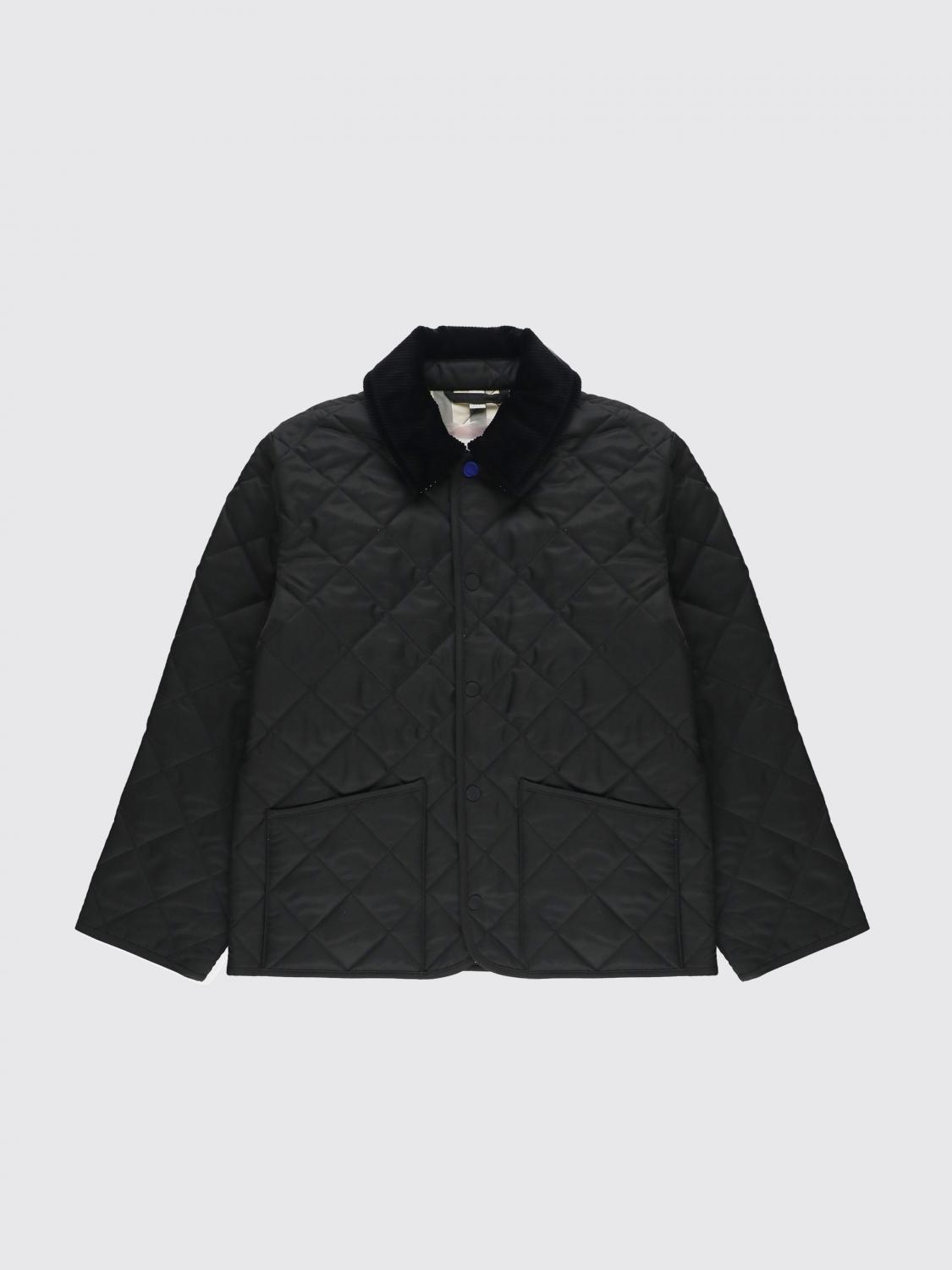 Burberry Quilted Barn Jacket In Black