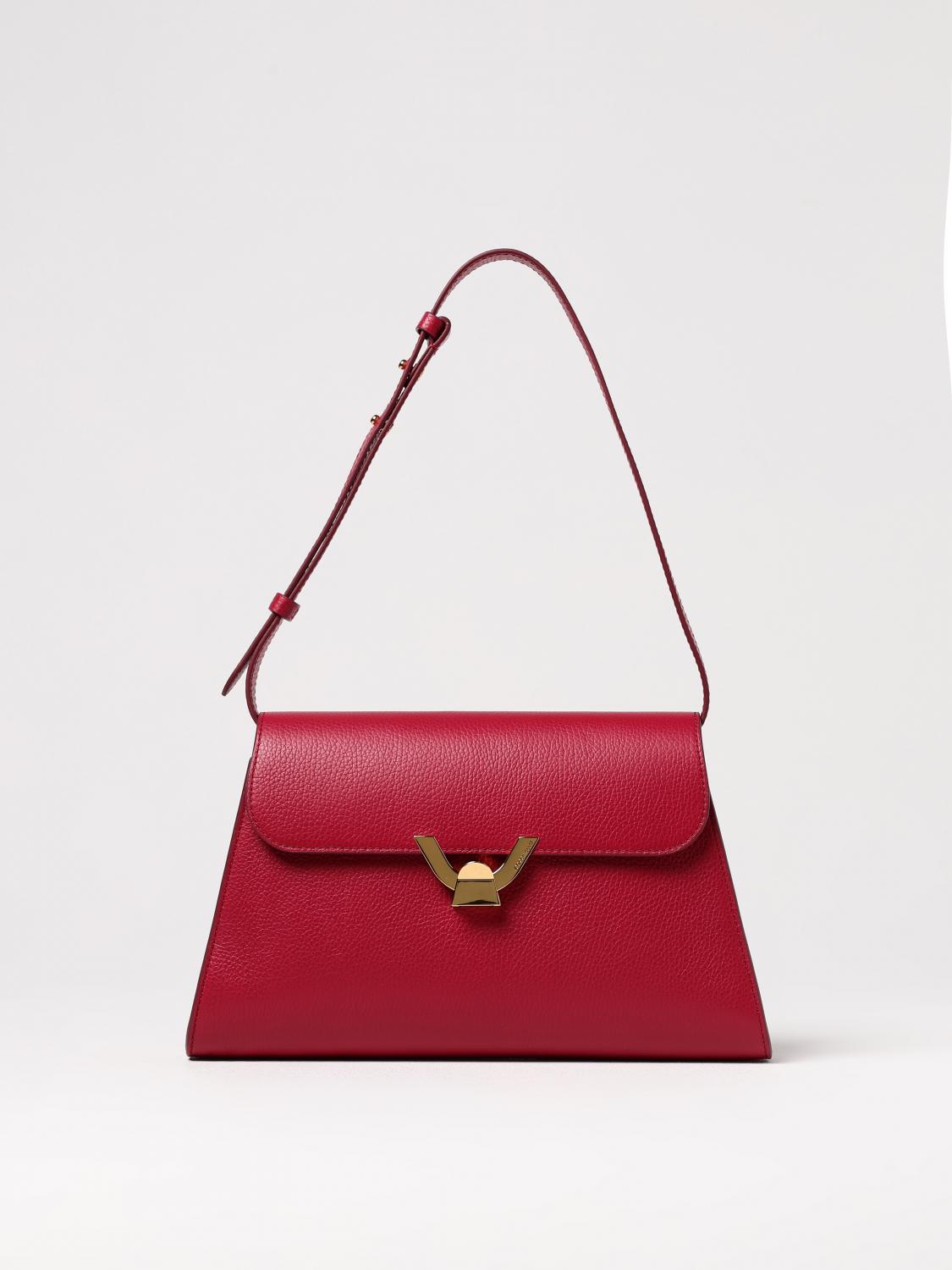 ショルダーバッグ・ポシェット COCCINELLE Woman Shoulder bag Wine E1MD5120801 R16 COCCINELLE Woman Shoulder bag Wine E1MD5120801 R16