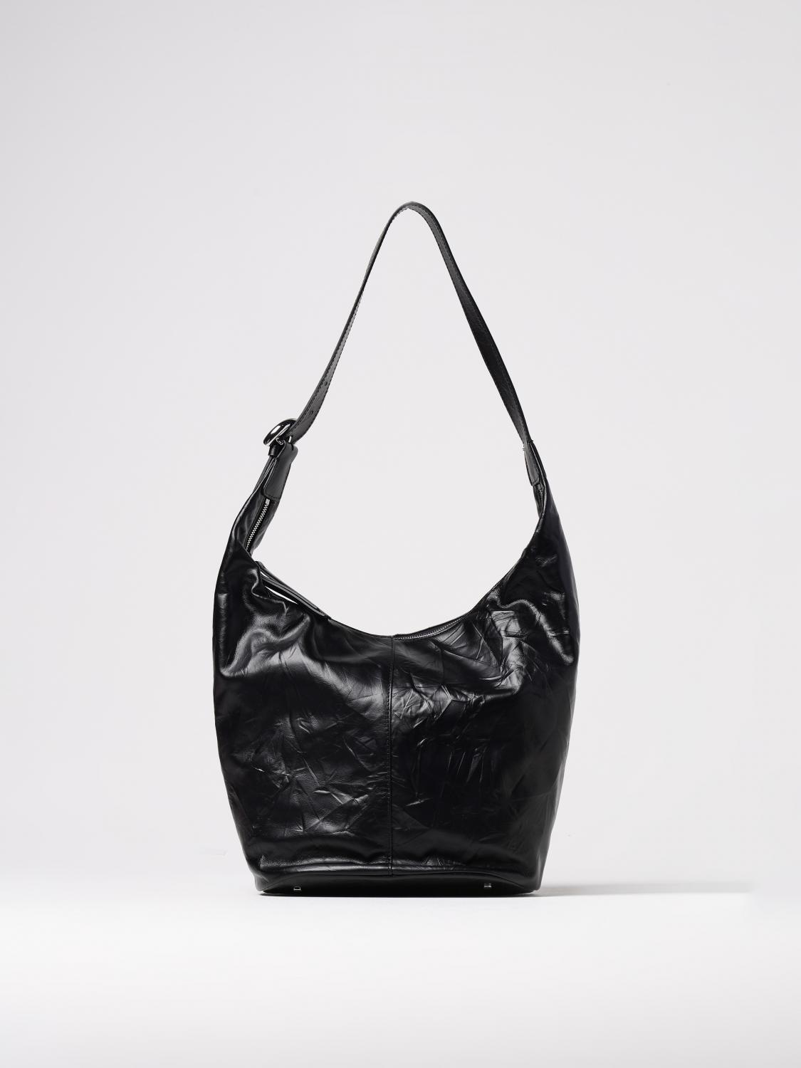 Coccinelle Shoulder Bag Woman Color Black In Black