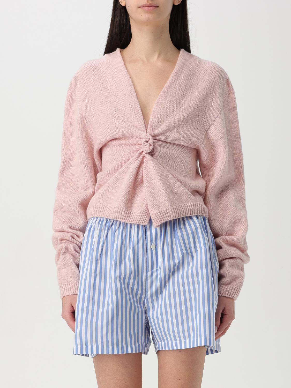 Philosophy Di Lorenzo Serafini Two-piece Set Of Striped Shorts And Underwear In Pink