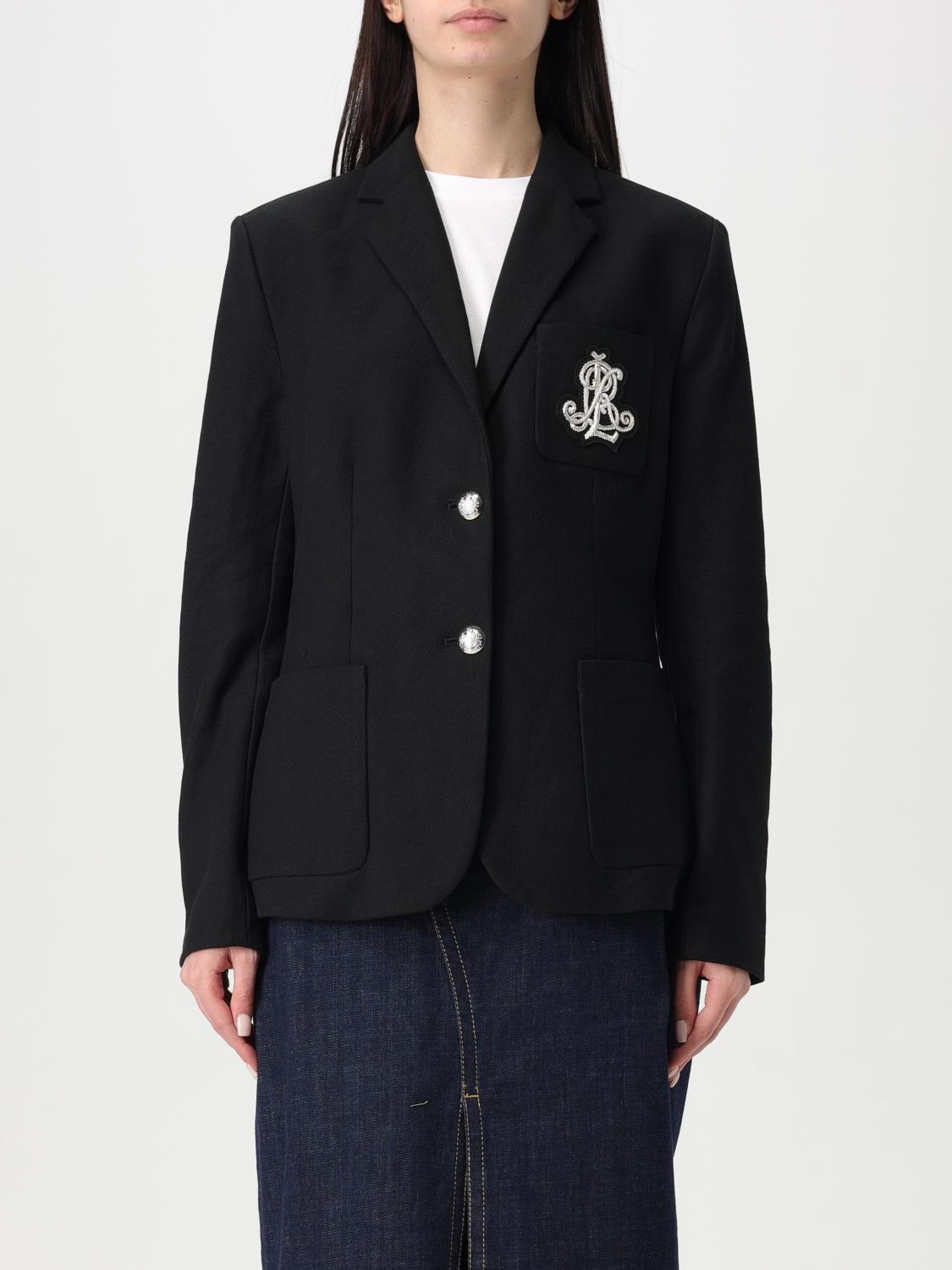 RALPH LAUREN BLAZER LAUREN RALPH LAUREN WOMAN COLOR BLACK G50918002