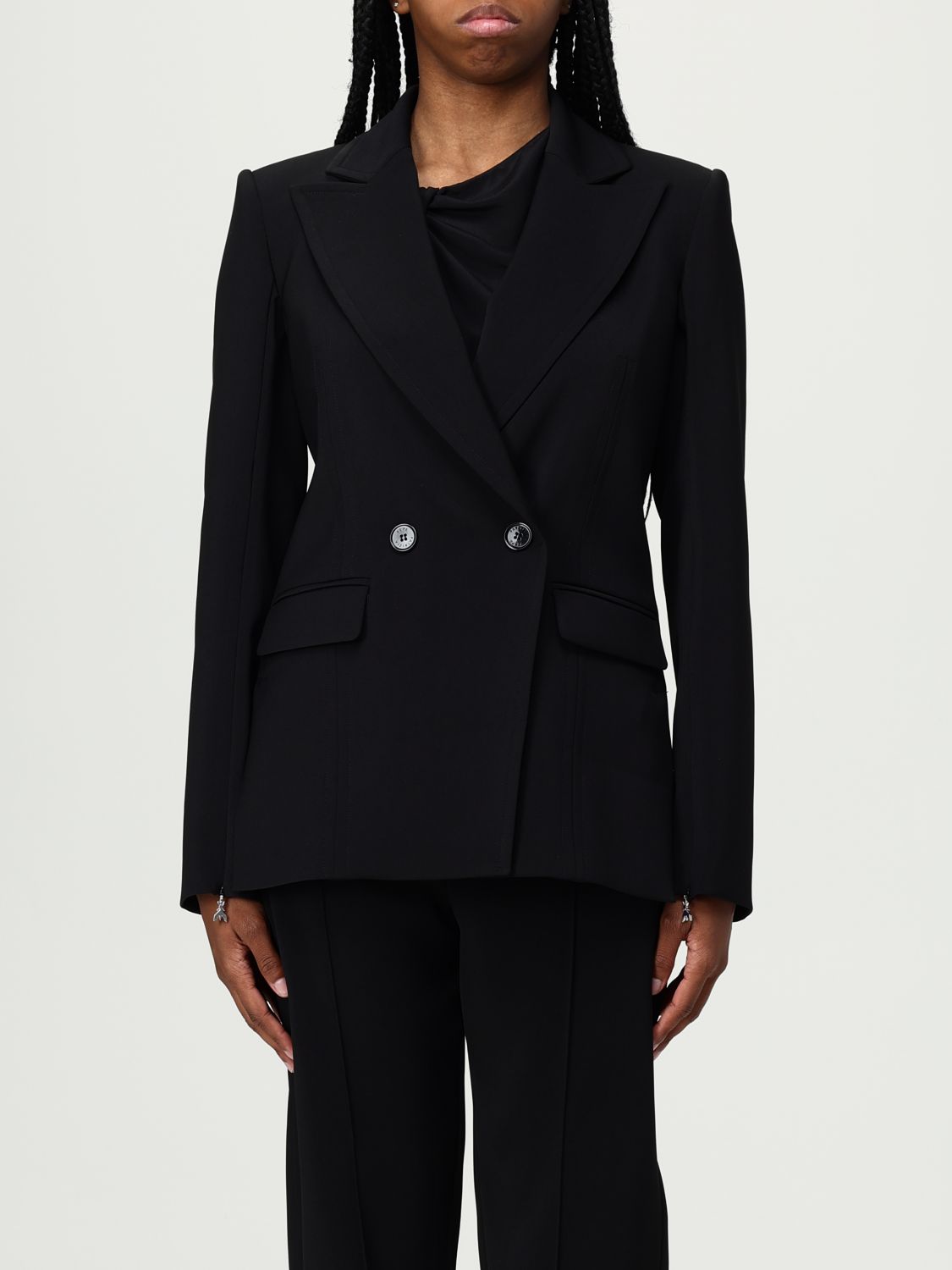 Patrizia Pepe Blazer Woman Color Black In Black