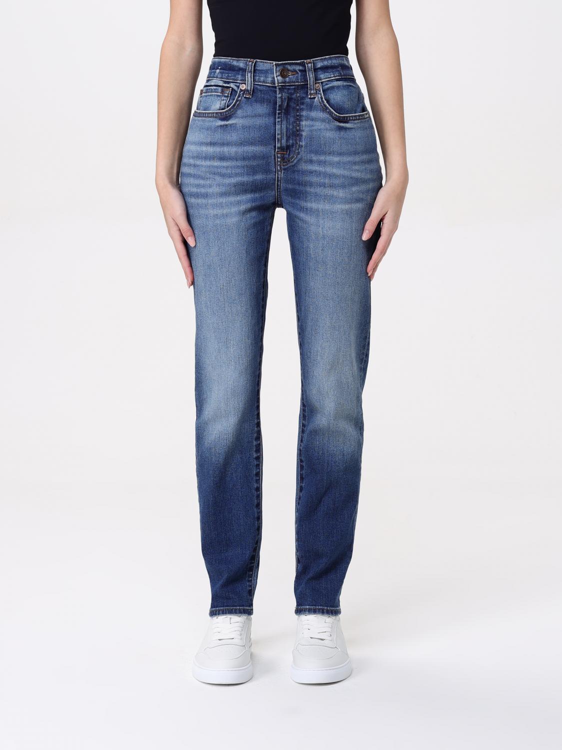 Shop 7 For All Mankind Jeans  Woman Color Denim