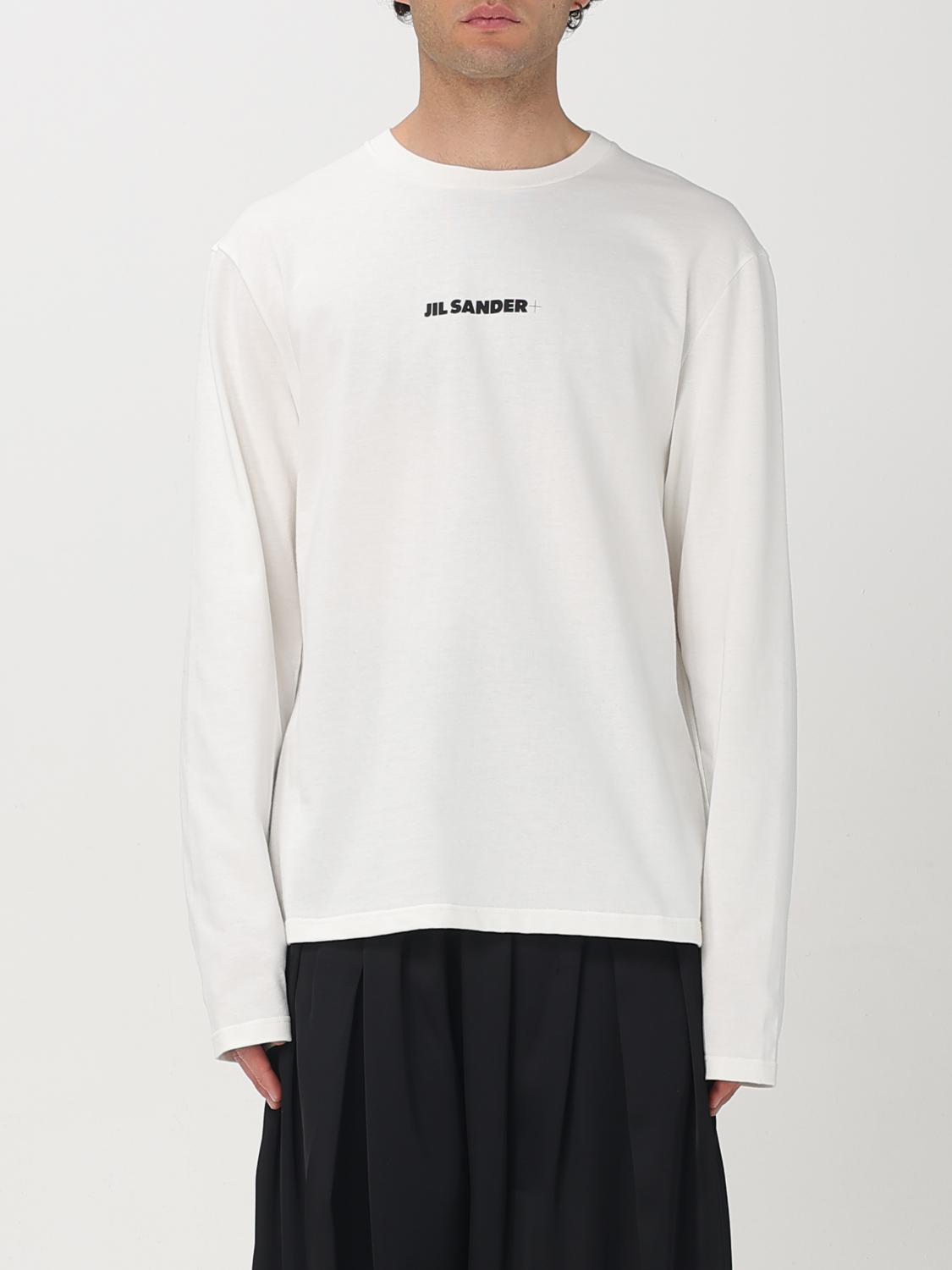 Jil Sander Logo-printed Long-sleeved T-shirt In Nude