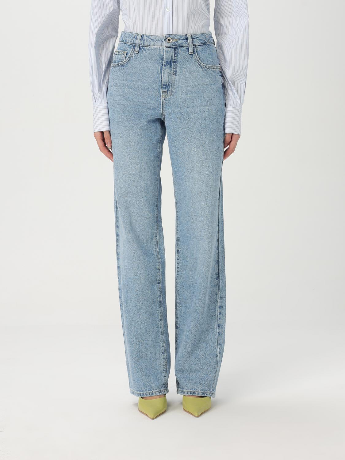 Shop Patrizia Pepe Jeans Woman Color Blue