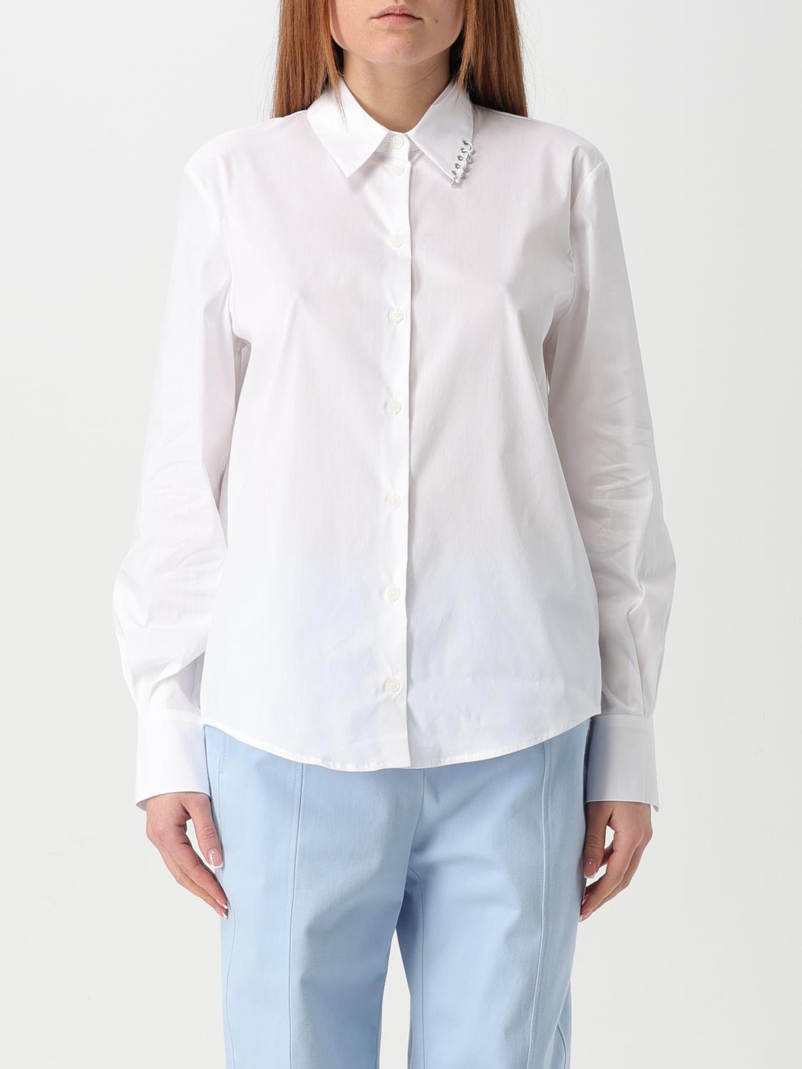 PATRIZIA PEPE SHIRT PATRIZIA PEPE WOMAN COLOR WHITE G51047001