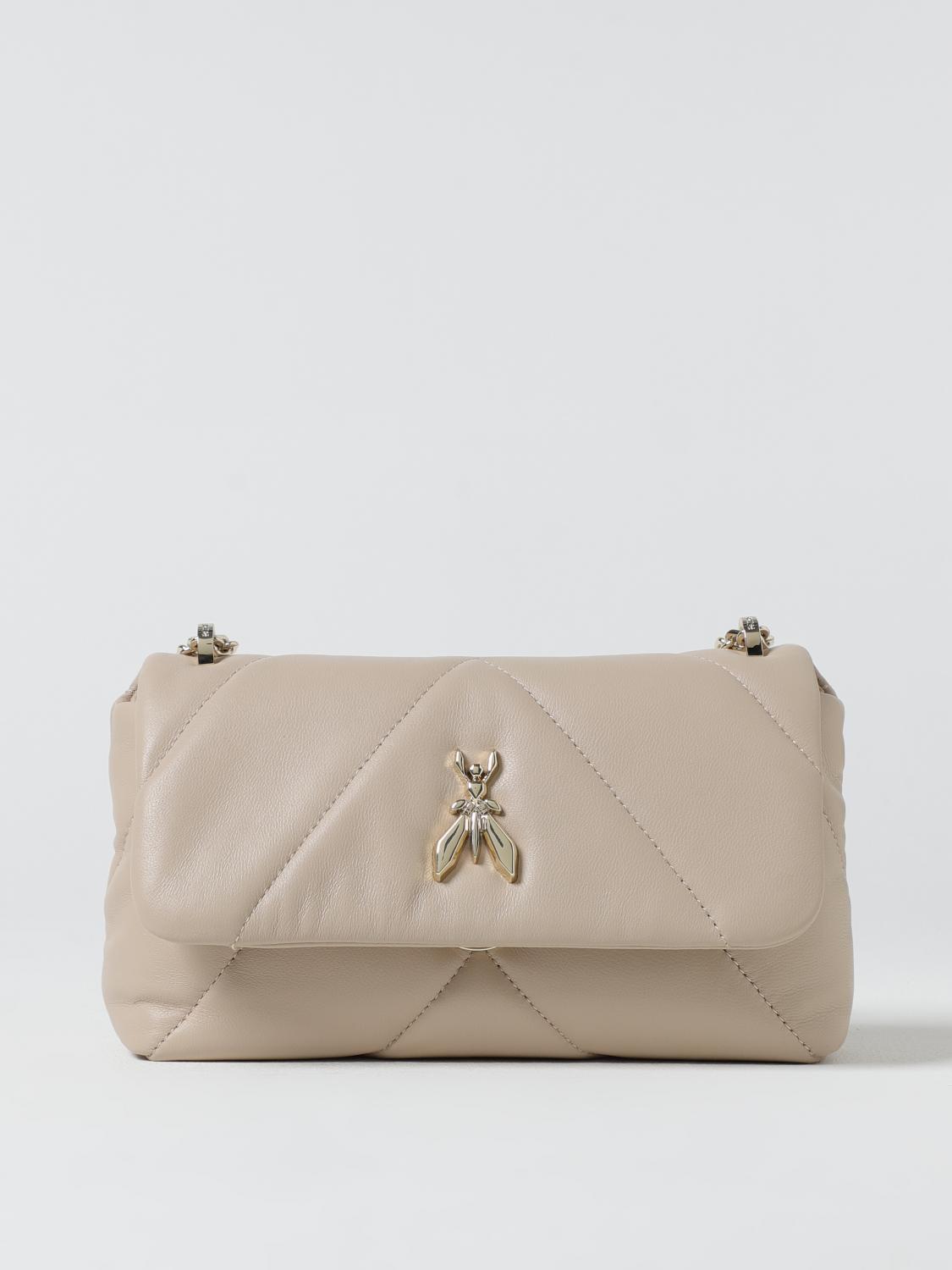 Patrizia Pepe Shoulder Bag Woman Color Beige In Beige
