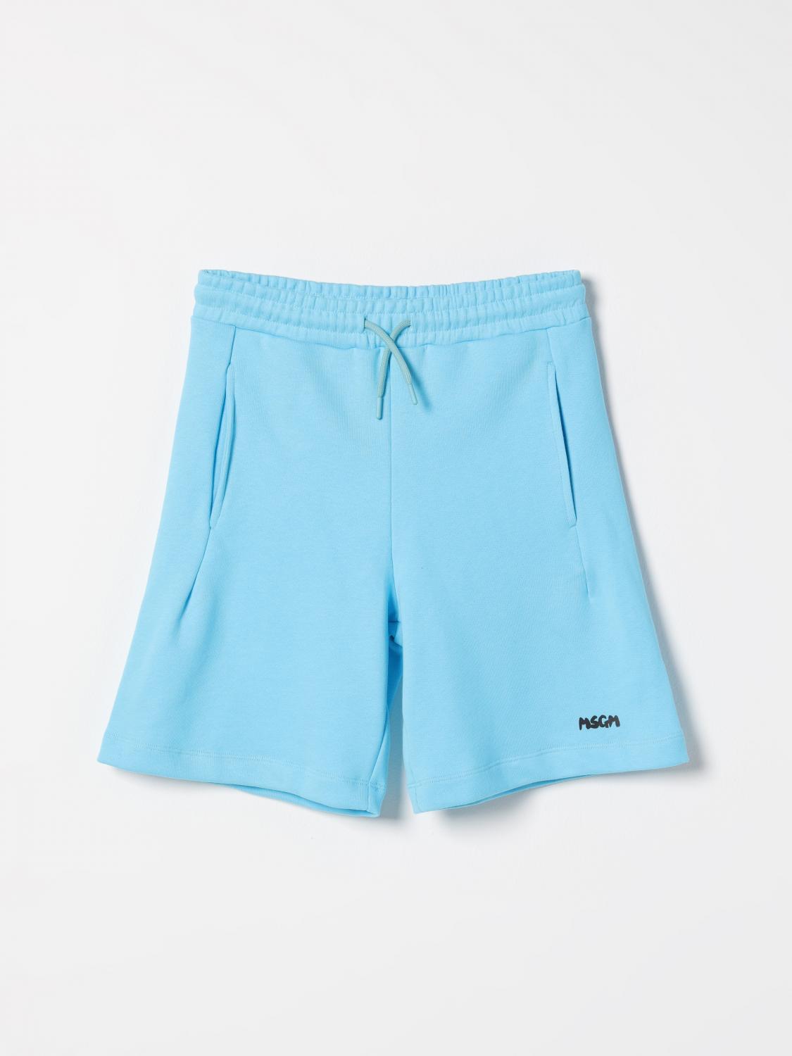 Msgm Kurze Hose  Kids Kinder Farbe Hellblau In Hellblau