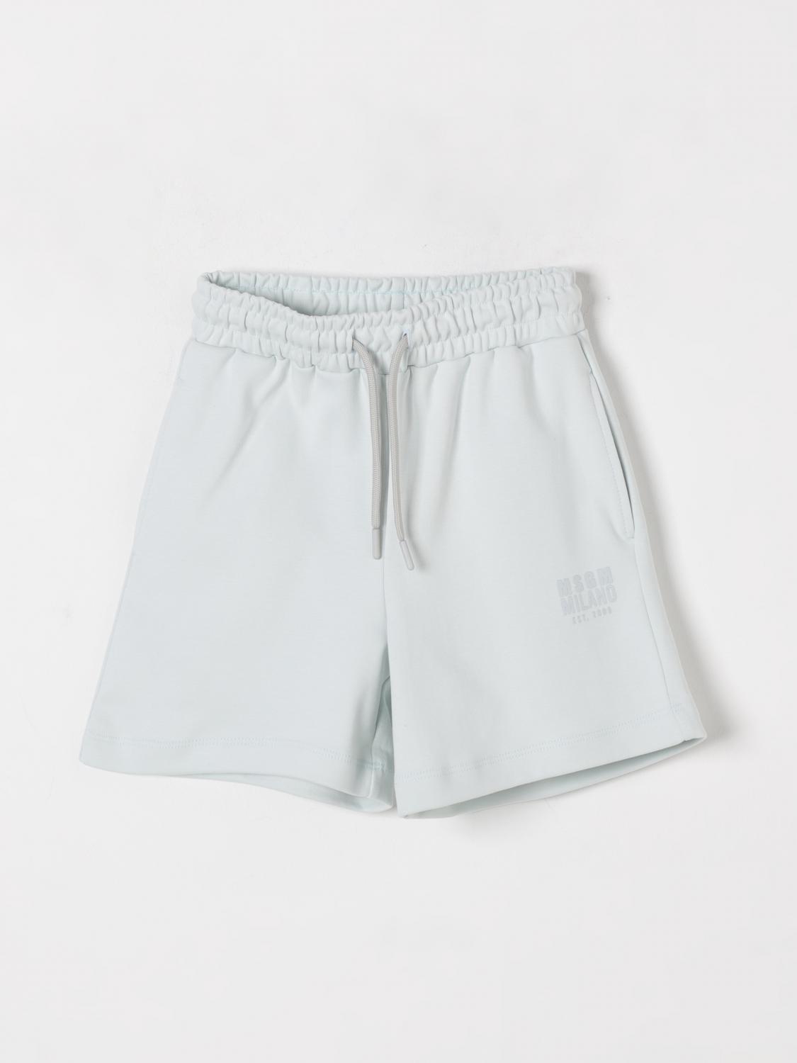 Shop Msgm Short Kids Kids Color Green