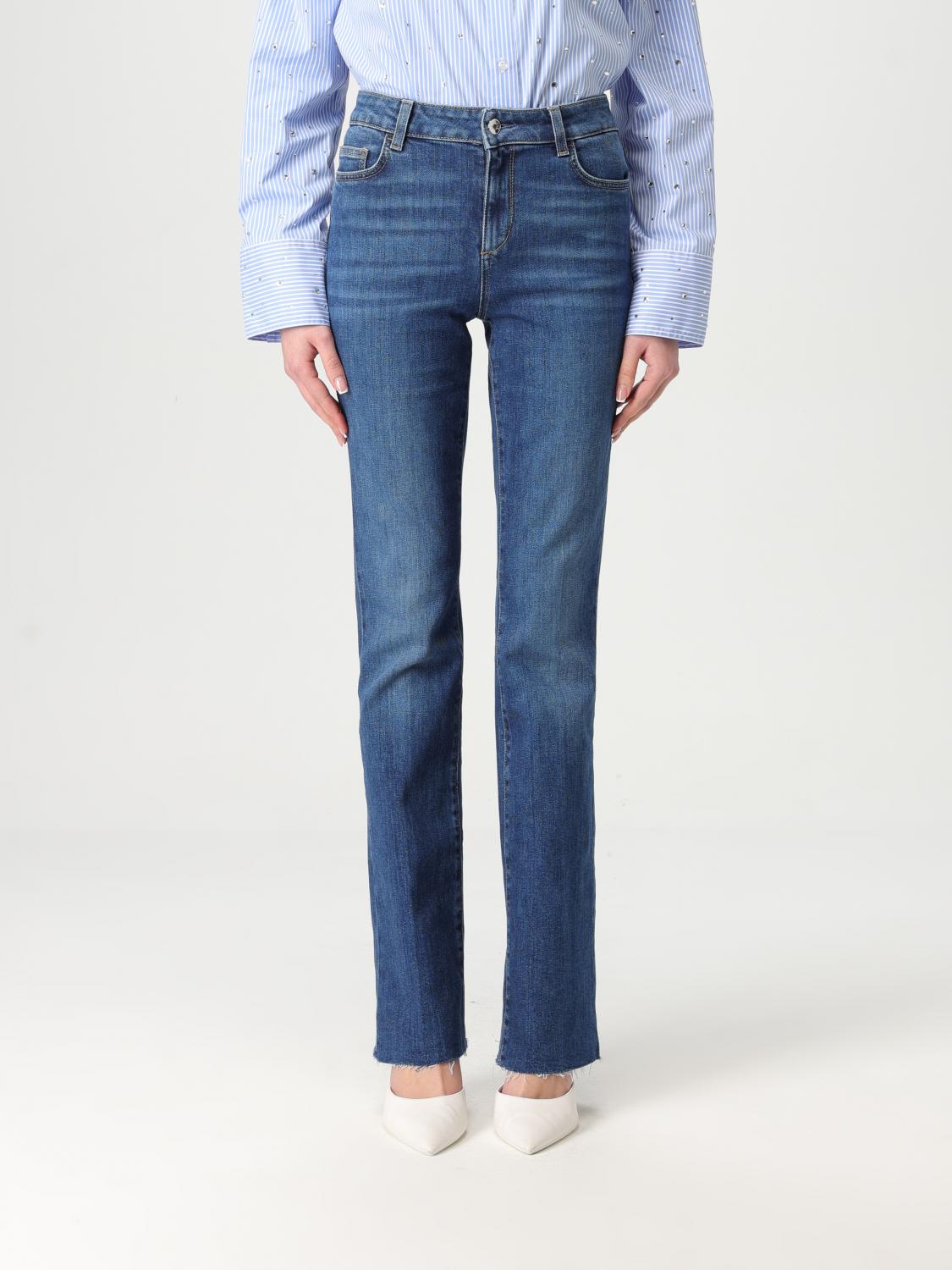 Shop Liu •jo Jeans Liu Jo Woman Color Blue