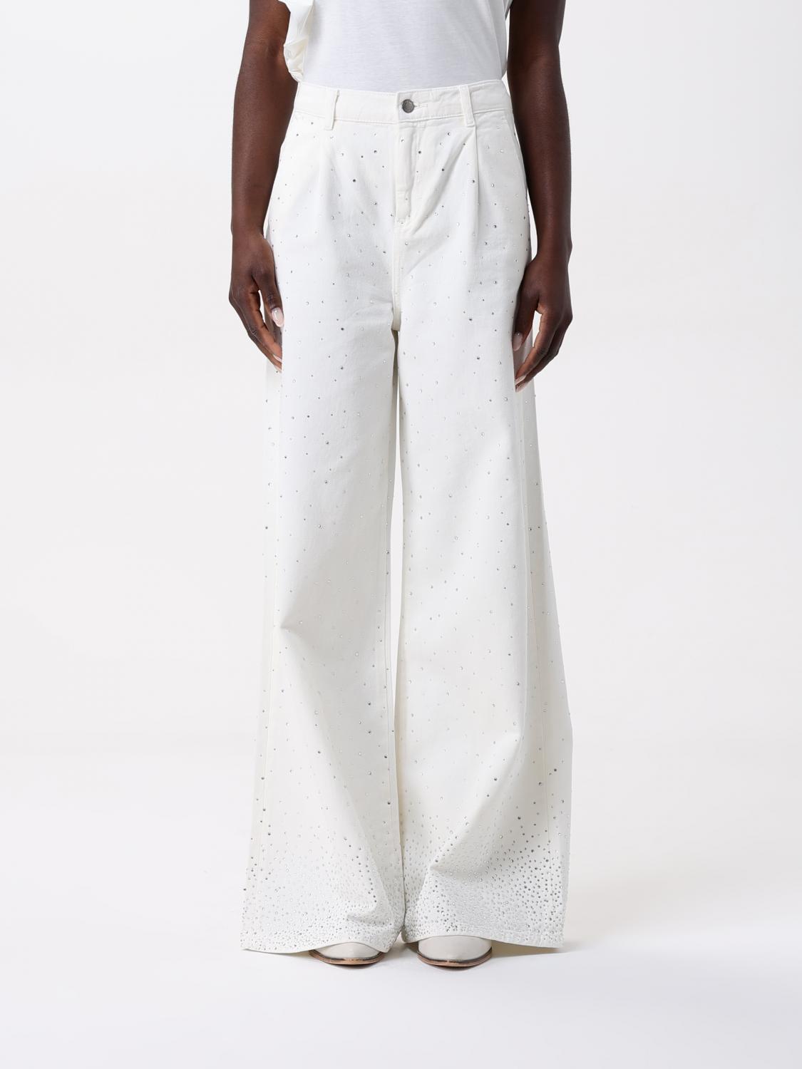 Shop Liu •jo Jeans Liu Jo Woman Color White