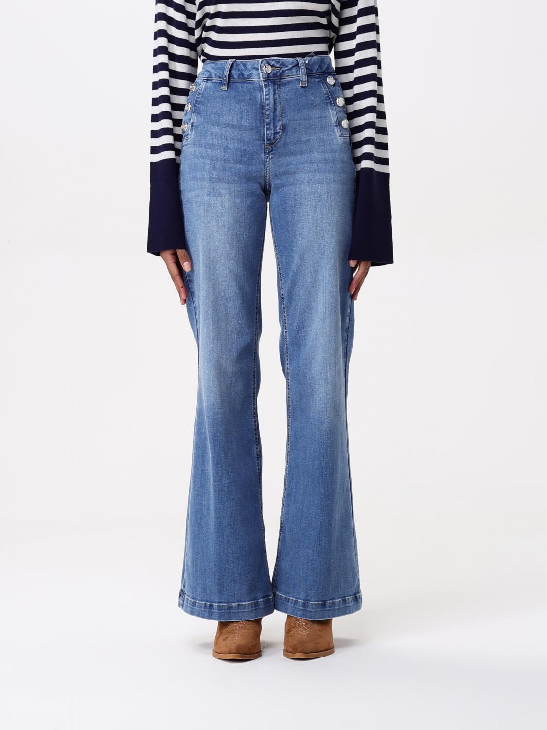 Shop Liu •jo Jeans Liu Jo Woman Color Blue