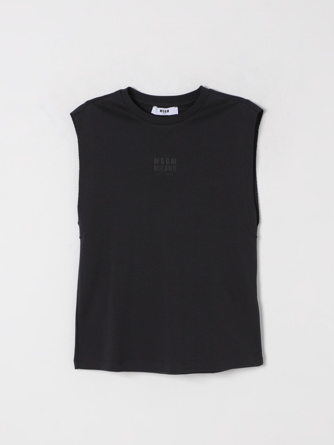 Shop Msgm T-shirt Kids Kids Color Black