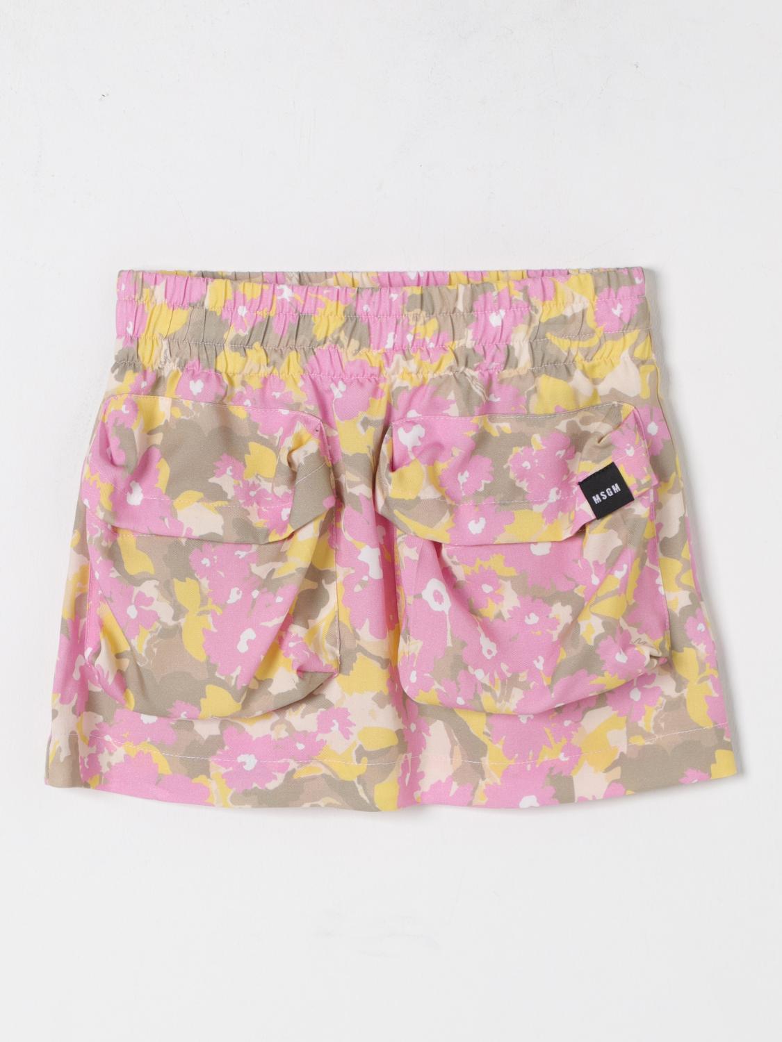 Msgm Skirt Kids Kids Color Pink In Pink