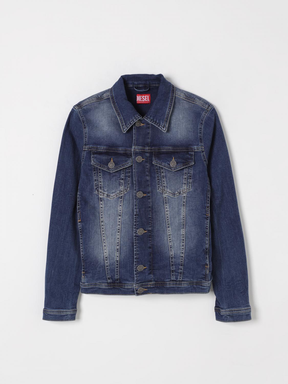 DIESEL Jacket Kids color Blue　DIESEL ジャケット キッズカラー ブルー DIESEL