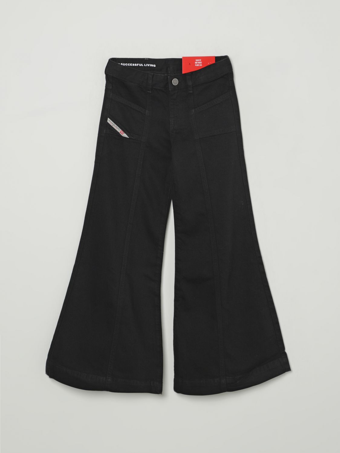 Diesel Pants Kids Color Black