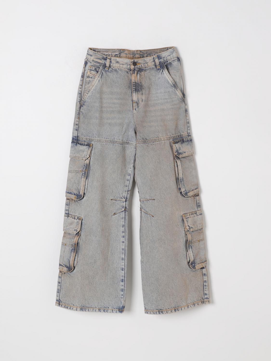Diesel Jeans Kids Color Blue In Blue