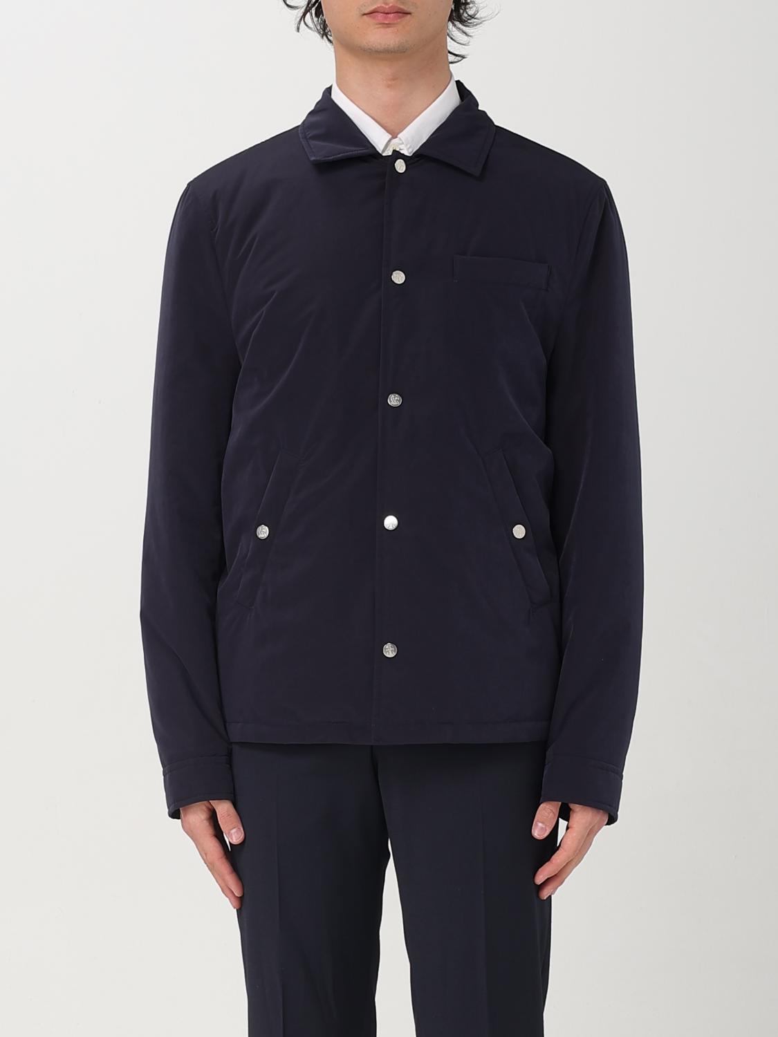 Brunello Cucinelli Jacket Men Color Blue In Blue