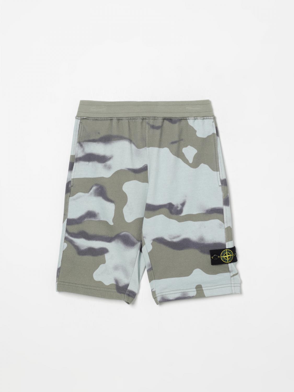 Stone Island Pants Junior Kids Color Multicolor