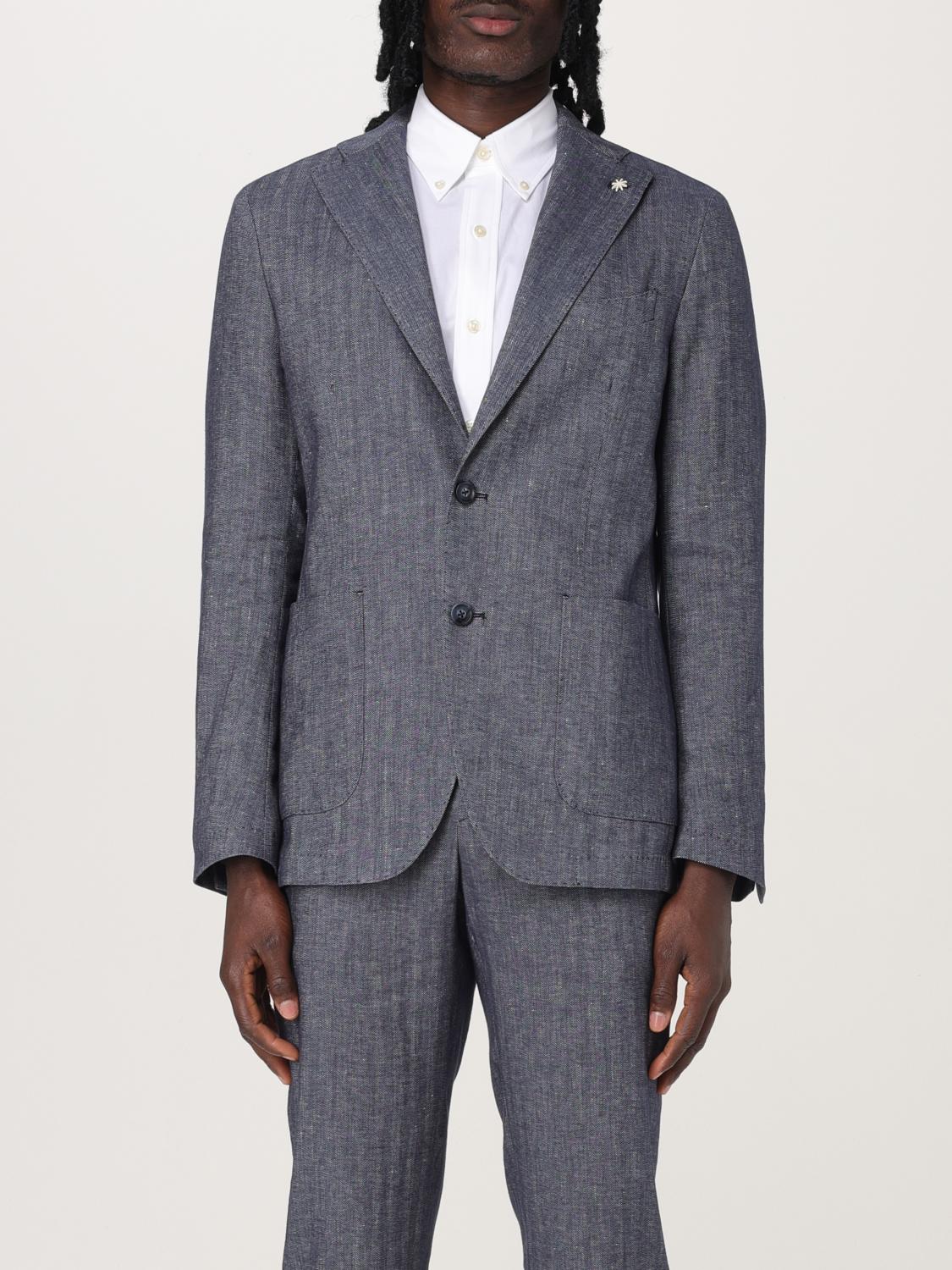 Manuel Ritz Blazer Men Color Blue In Blue