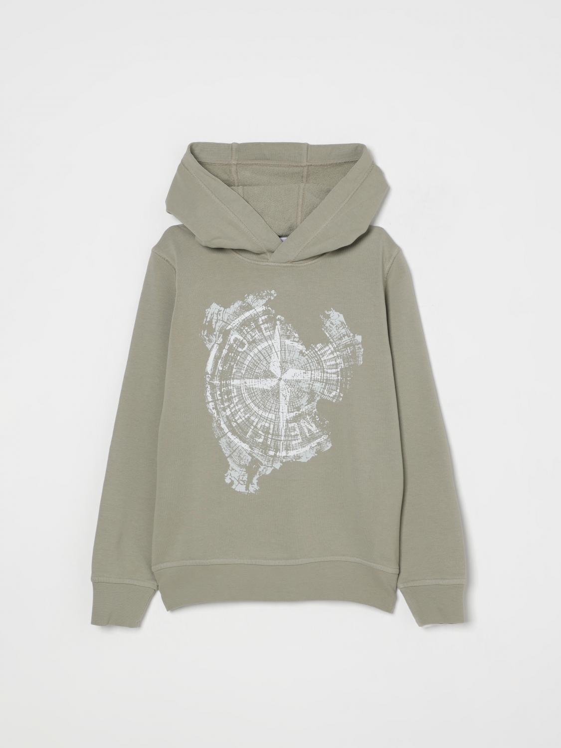 Stone Island Sweater Junior Kids Color Green In Green