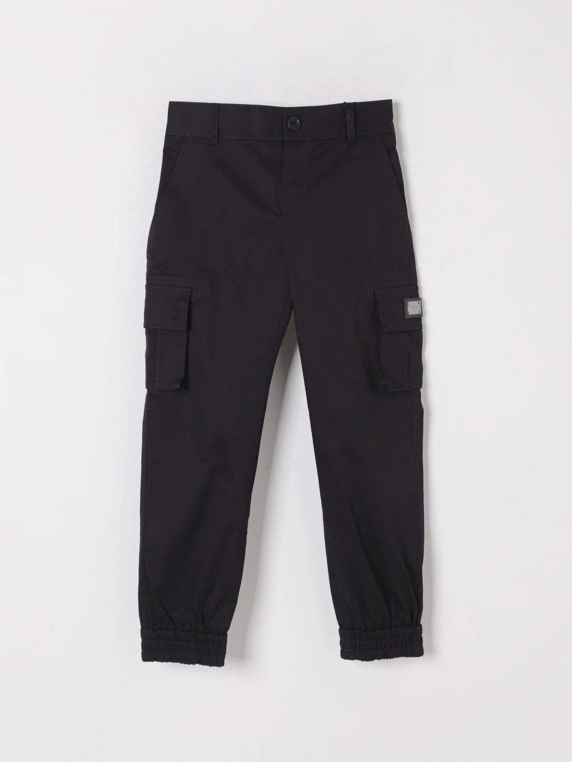 Dolce & Gabbana Pants Kids Color Black In Black